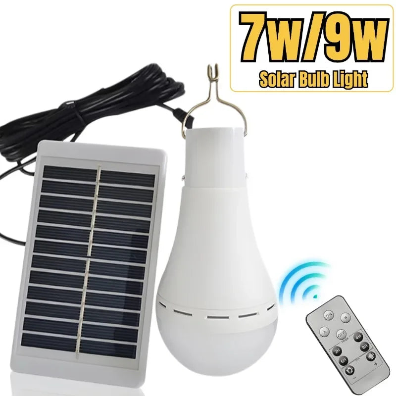 Solar Light Panel USB Charged Hanging Emergency Sunlight Powered Lamp Zpaxo
