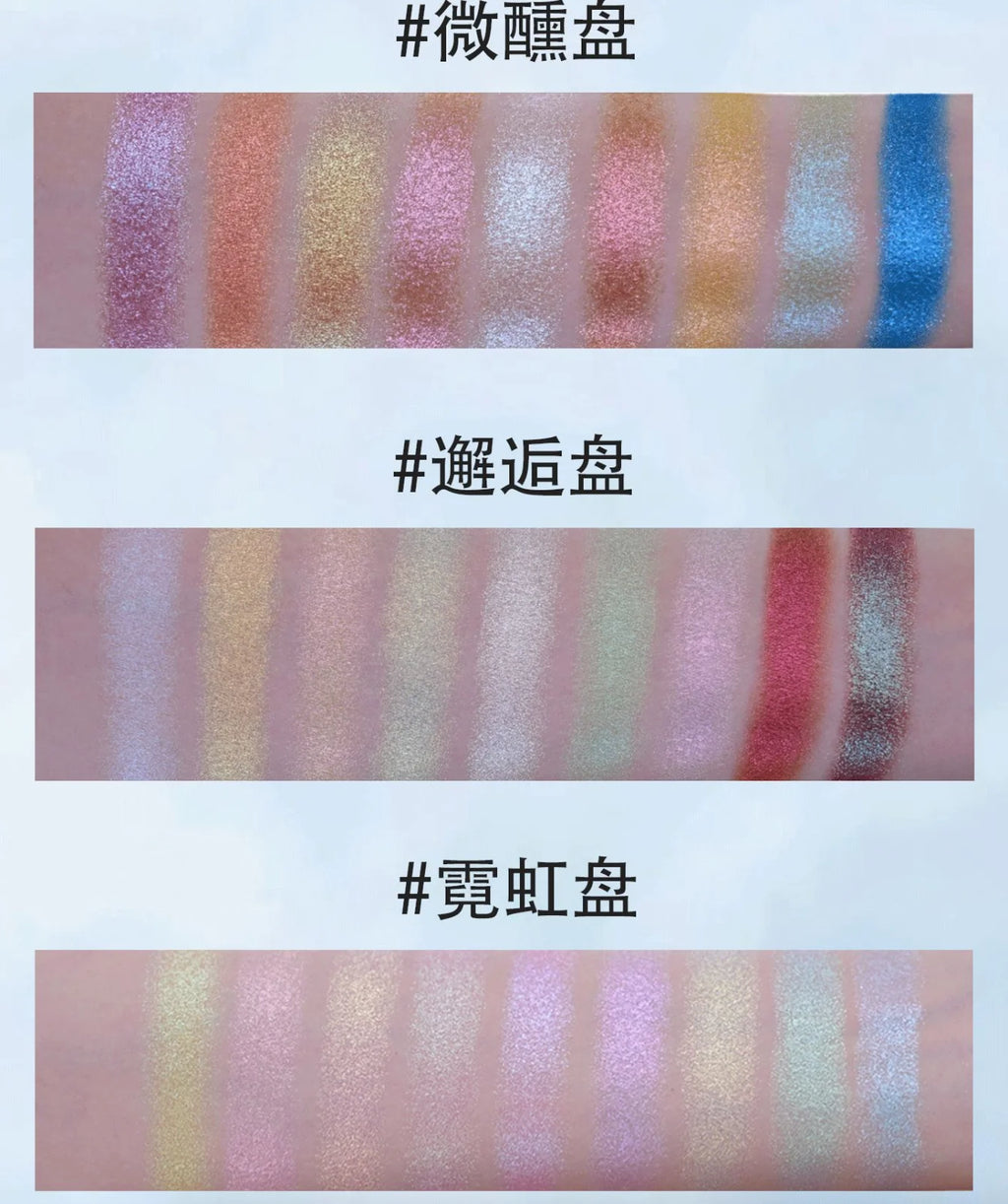 Sheeneffect Chameleon Eyeshadow Palette 9 Colors Portable Makeup Zpaxo