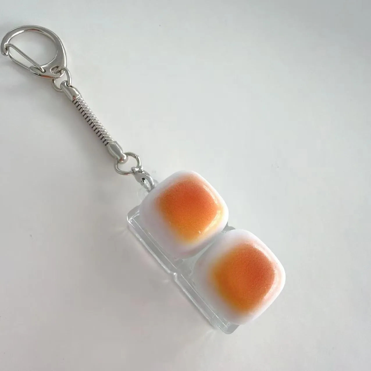 Bread Keycap Stress Relief Clicker Keychain Mechanical Keyboard Button Decompress Fingertip Keyring Zpaxo style B-1pc