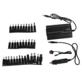 652F Universal Laptop 120W Adapter with 34 Multi-Connectors Power Supply Adapter Safety Protect 65cm Cord Zpaxo UK CN