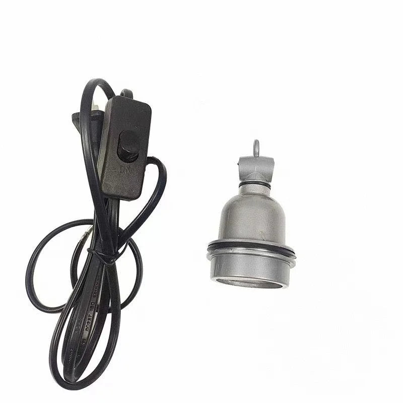 E27 Pet Reptile Heating Lamp Holder Power Cord Control Switch Piglet
