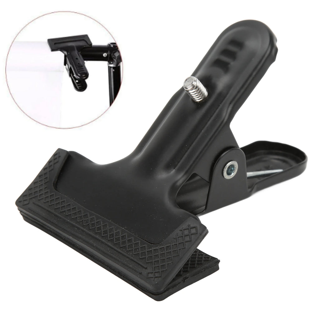 Background Cloth Clip 1 Screw Good Adhesion Rubber Coated Holder