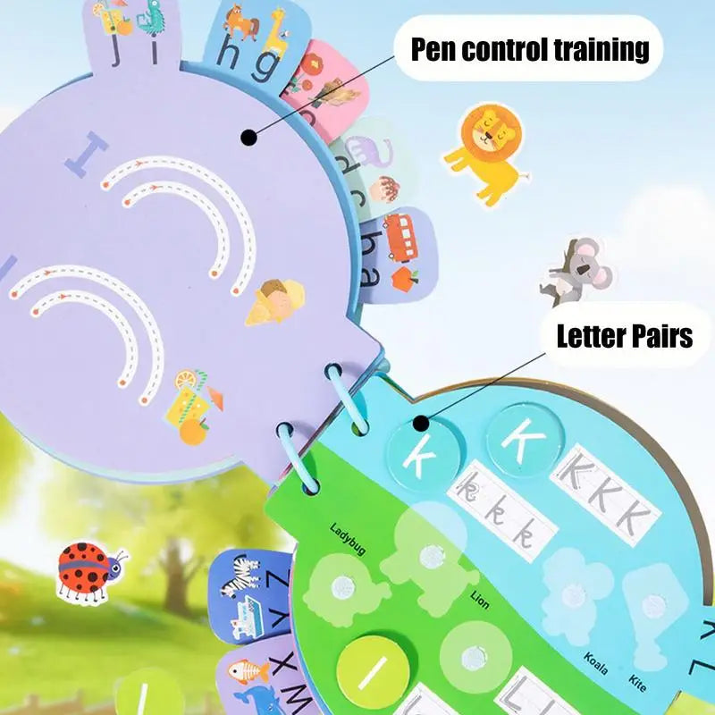 Activity Books For Kids Letter Cognitive Book Early Childhood Developmental Toy Educational Preschool Preschool Activities For Zpaxo