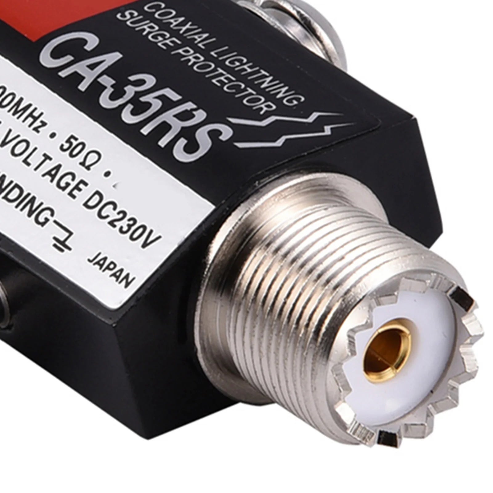 Lightning Surge Protector Male to Female UHF Antenna Lightning Arrestor CA-35RS Coaxial Lightning Surge Protector Arrester Zpaxo
