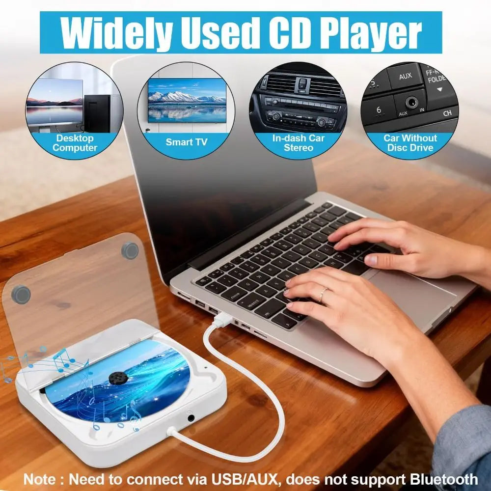No Decoding Required Car Disc Player Universal USB Port External Zpaxo