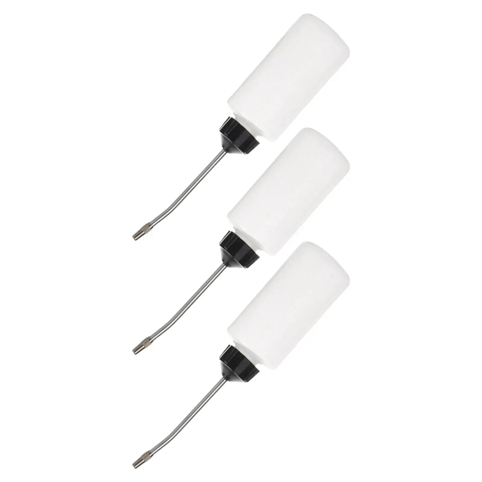 3 Pieces Sewing Machine Oil Can with Long Angle Spout 120ml Refueling Empty High Strength Iron Nozzle Tool Oiler for Factories Zpaxo Default Title