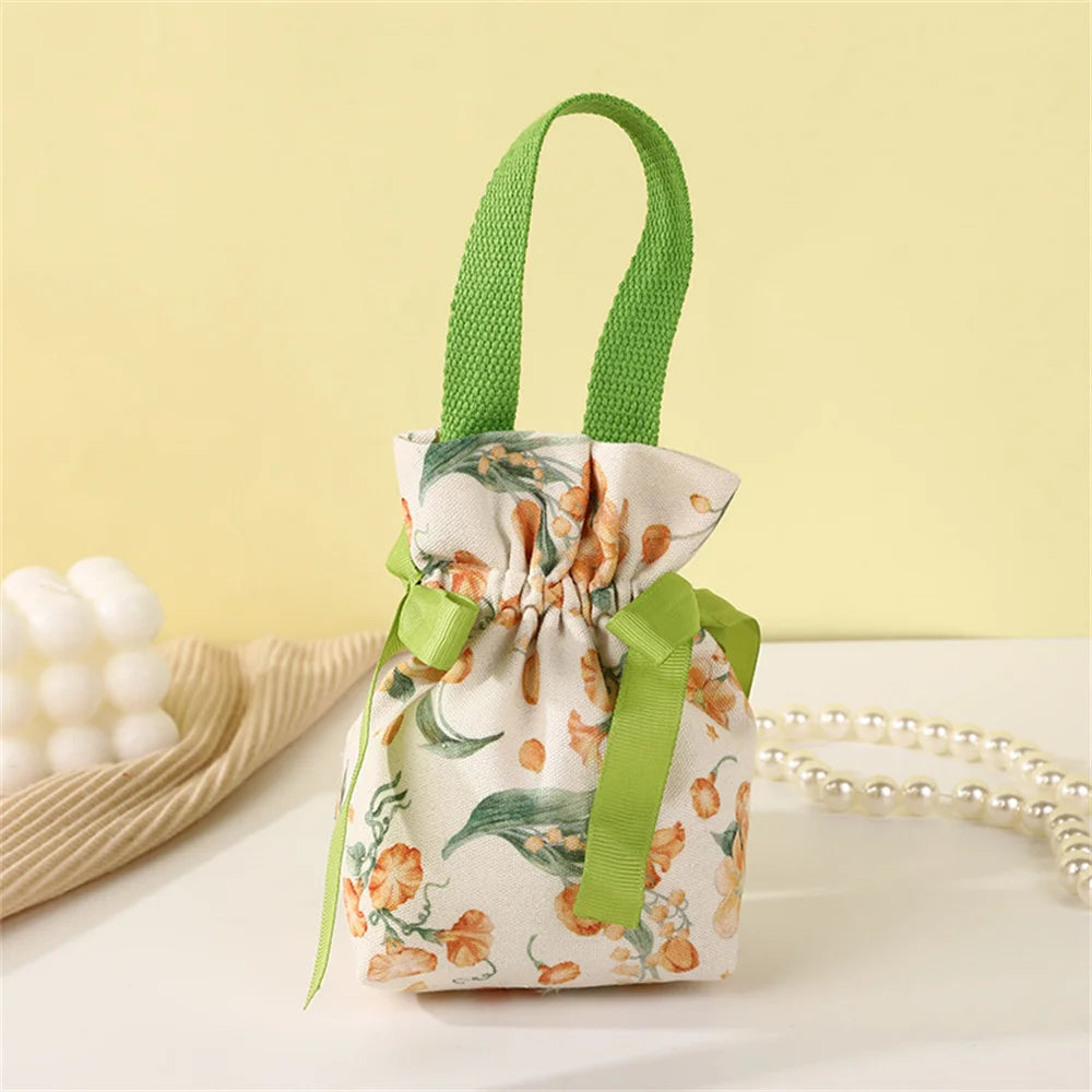 Canvas Drawstring Candy Gift Bags – Wedding & Party Favors