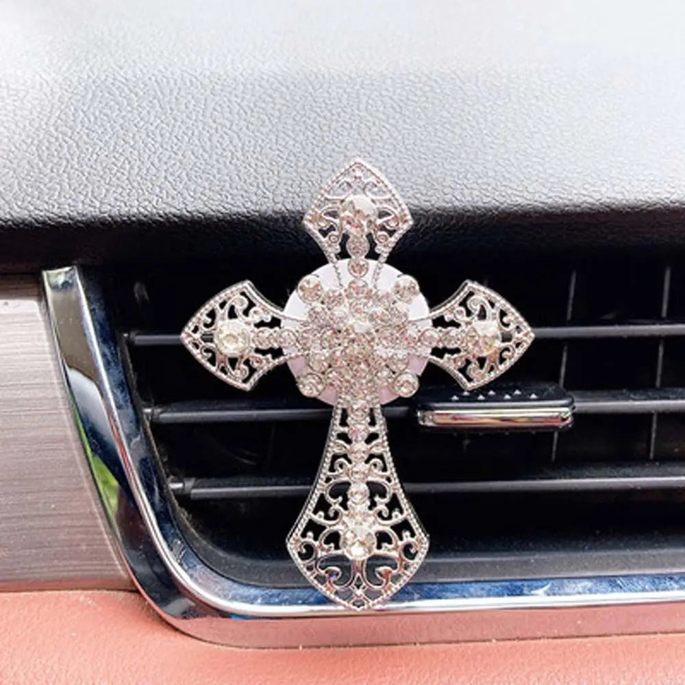 Aroma Jesus Cross Conditioning Car Smell Flavoring Diamond Air Zpaxo