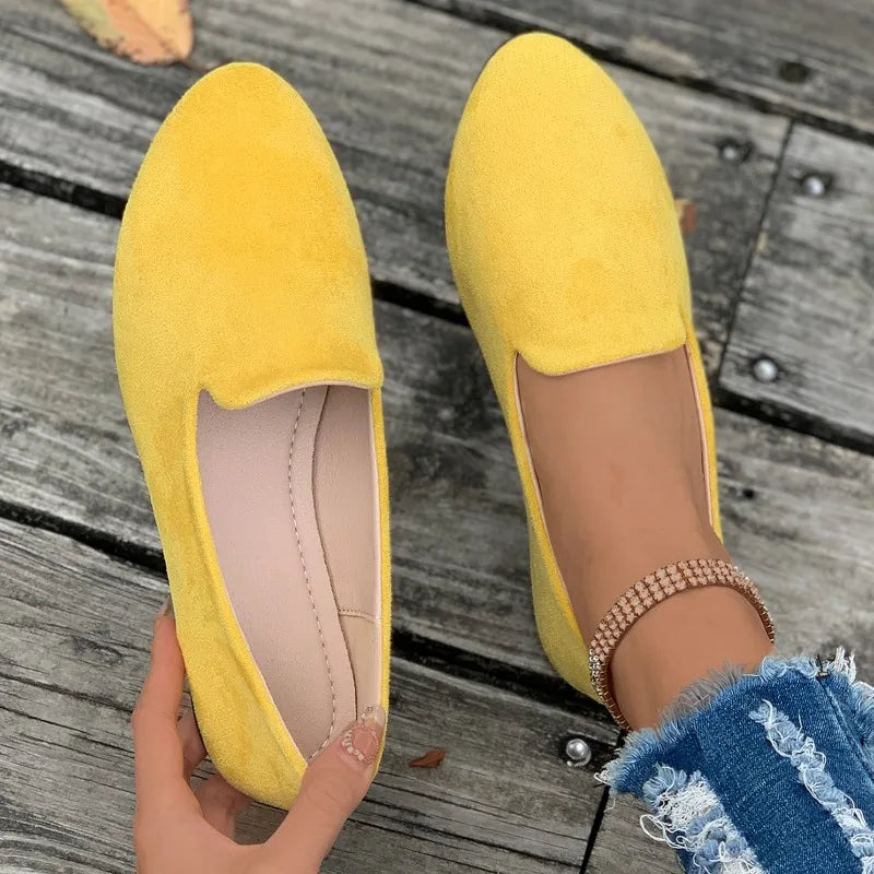 2026 Spring Autumn Shoes Women Comfortable Casual Slip Flats Loafers Zpaxo