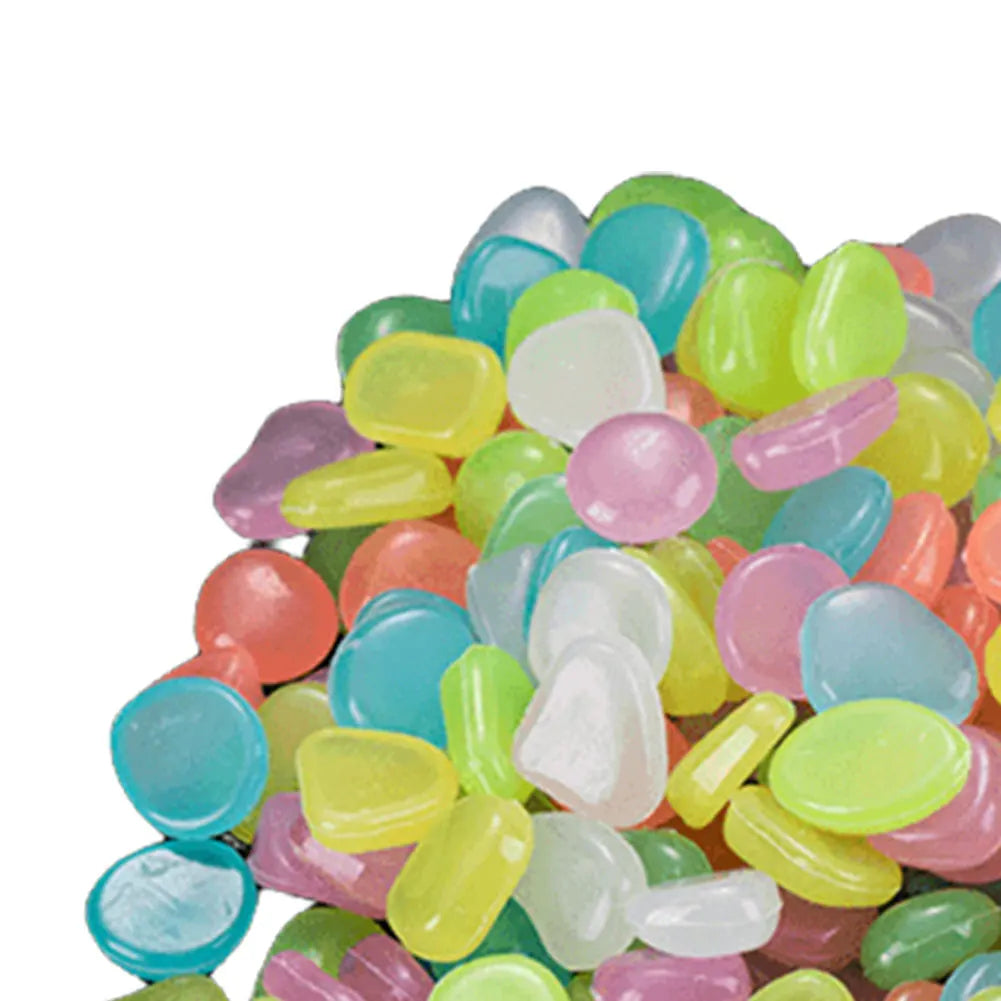 Fish Tank Pebbles Multifunction Glow Dark Outdoor Decorative Stones