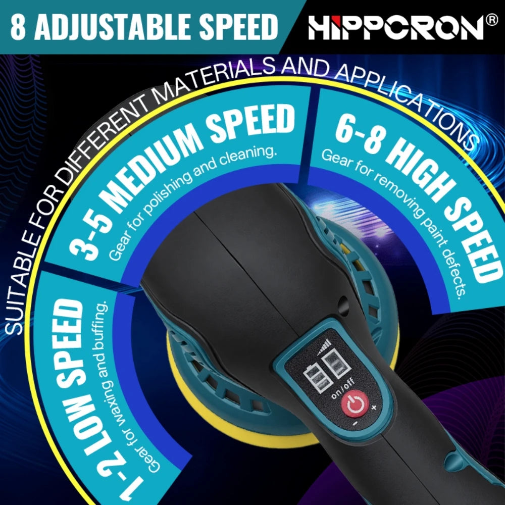 SSOOGTECH Cordless Car Polishing Multi-functional Sanding Machine