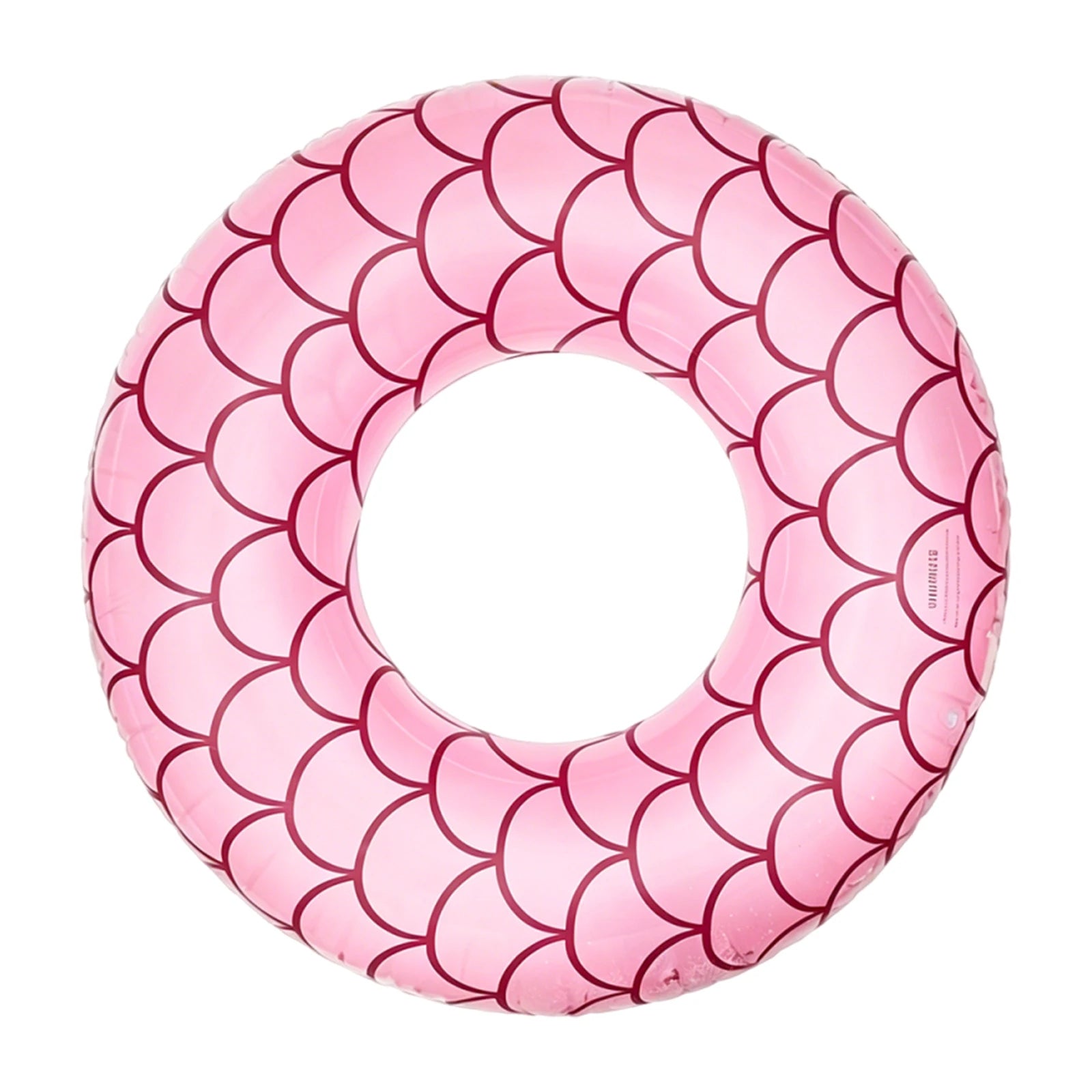 PVC Sequined Mermaid Swimming Ring Thickened Cute Inflatable Pool Float Sequin Underarm Rings for Outdoor Pool and Beach Zpaxo Pink
