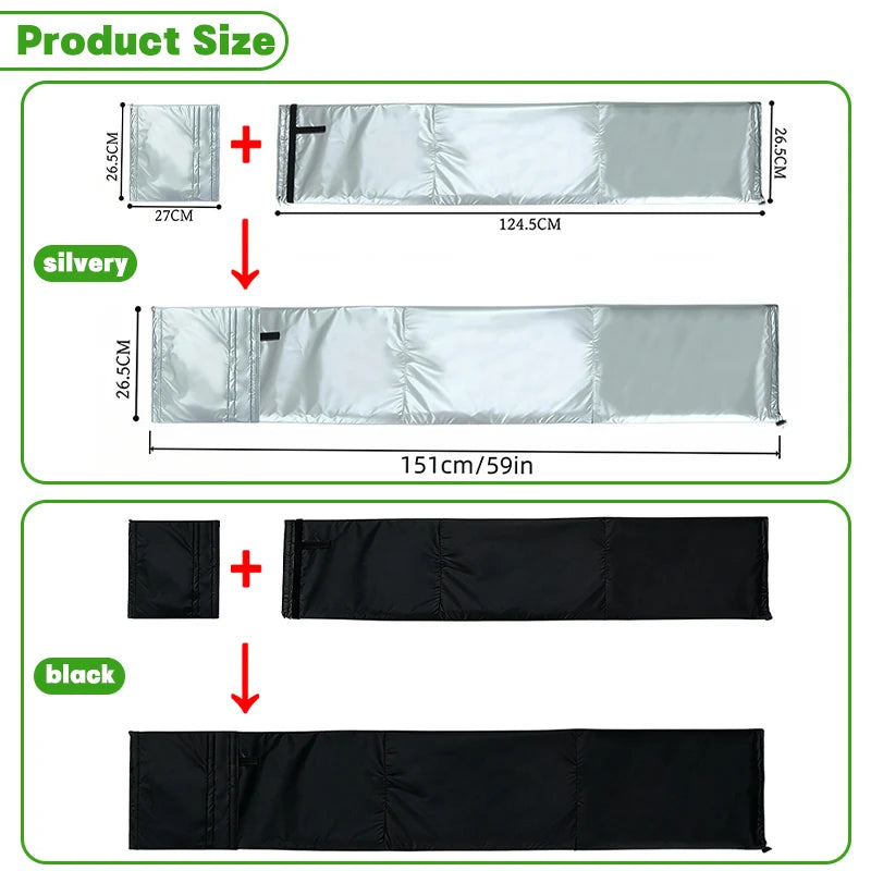 Portable Air Conditioning Hose Cover Universal Insulation Dustproof