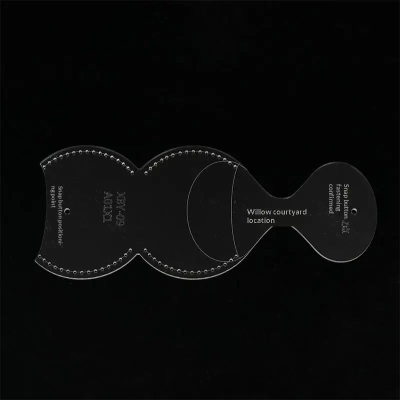 Leather Craft Mini Coin Purse Making Acrylic Template Tool DIY Small Zpaxo