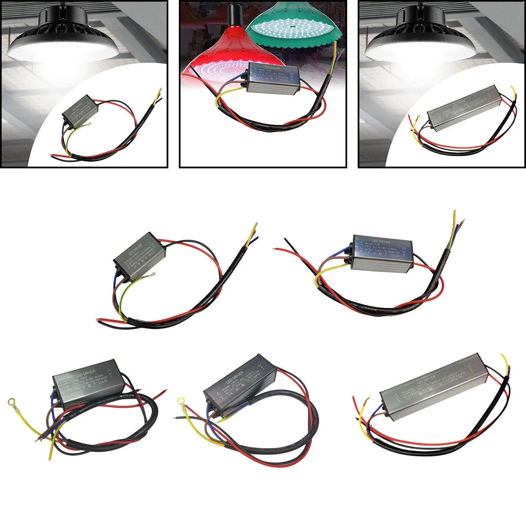 Waterproof LED Driver Compact High Performance Aluminum Multiple Protection LED Power Supply Low Voltage Output Converter Zpaxo 50W 300mA
