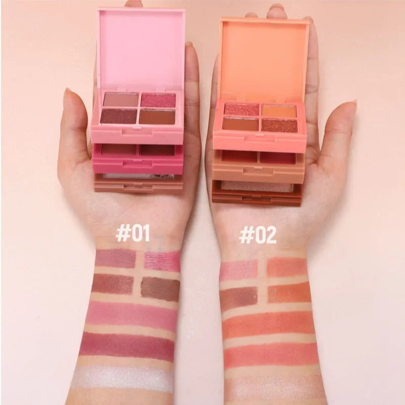 1 Matte Highlighter Blush Palette Eyeshadow Face Cosmetics Makeup