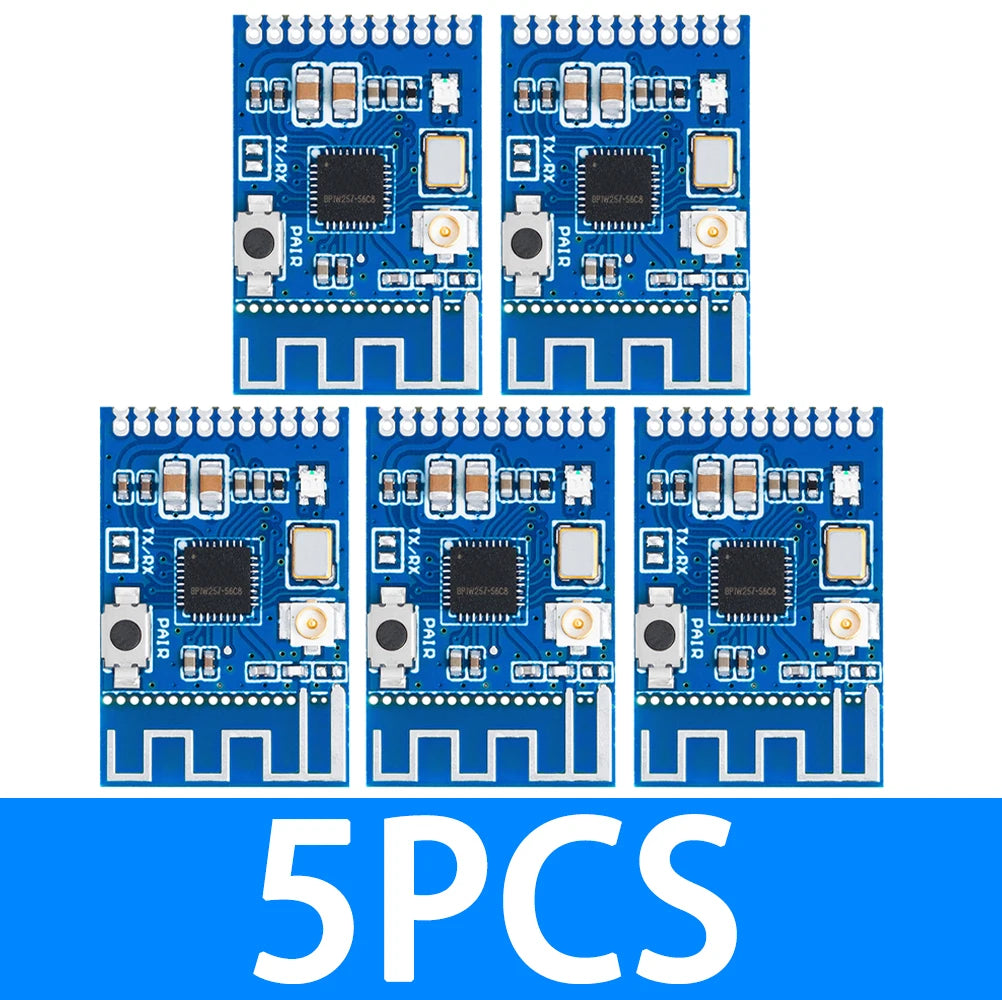 Bluetooth module 5.3 Audio transmitter module Stereo GFSK transceiver Earphone board Wireless speaker KCX_ BT_ EMITTER 5 Zpaxo 5PCS