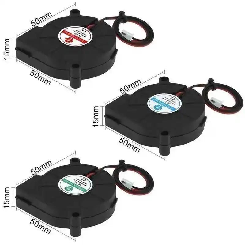 5015 5V/12V/24V blower cooling turbine fan 50X50x15mm 3D printer DIY accessories Zpaxo