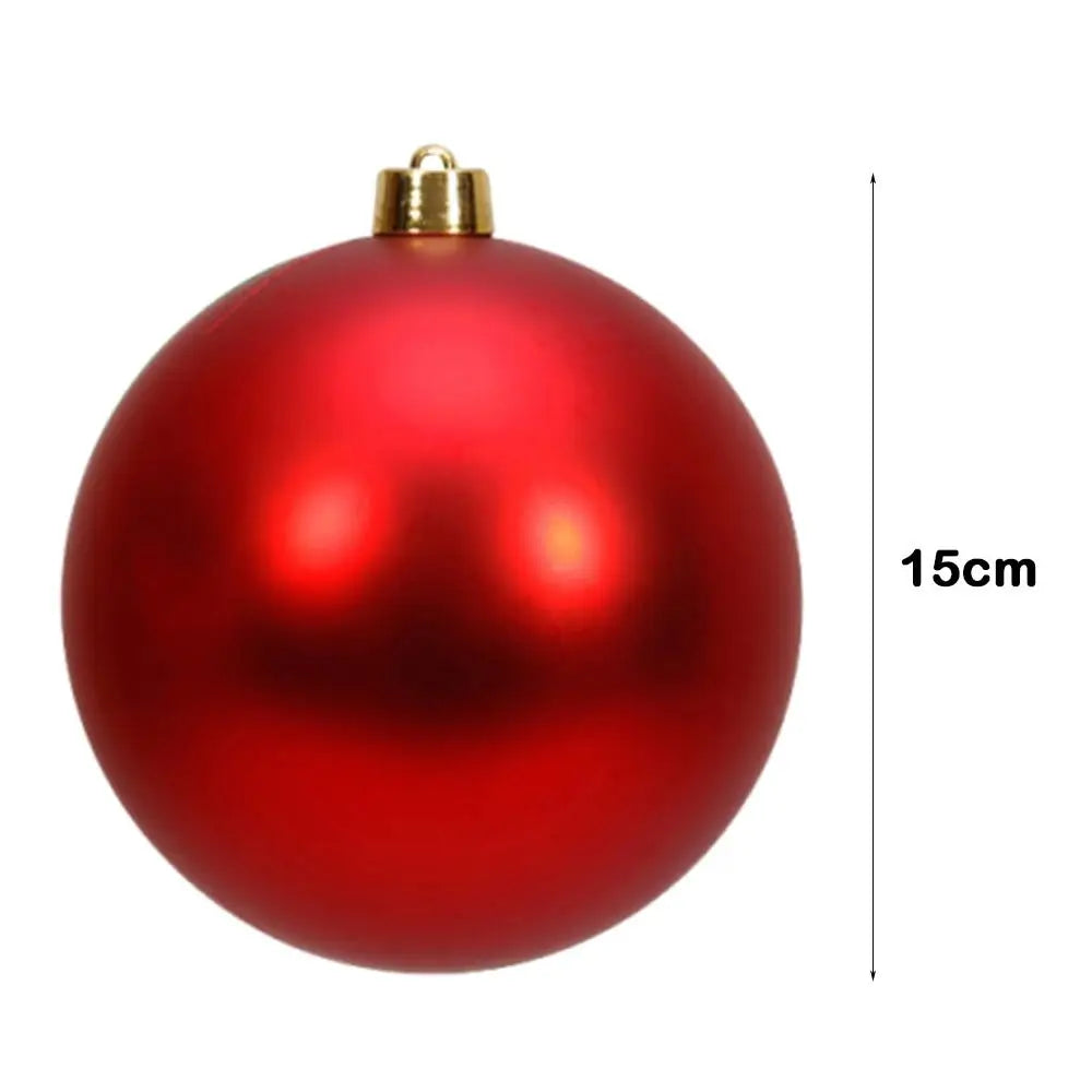 15cm Matte Christmas Ball Ornament – Ceiling & Holiday Decor Christmas Ornament Zpaxo