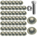 Screw Caps Metal Bolts Screw Cover Caps for Furniture Roof Wood Upholstery Cabinets Outdoor Painting Shutters Hreshold Zpaxo Default Title