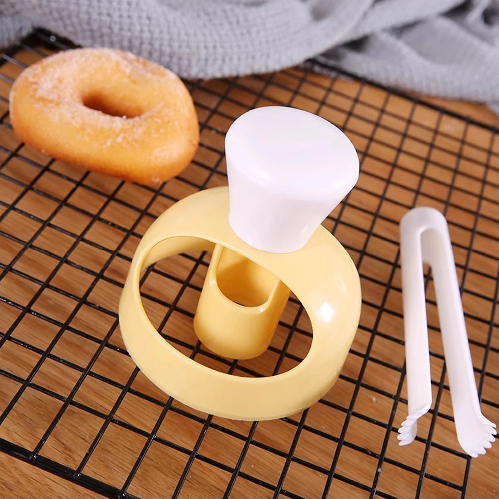 Plastic Donut Mold DIY Doughnut Cake Decorating Tools Dough Maker Desserts Bread Cookie Cutter Kitchen Baking Tools Zpaxo