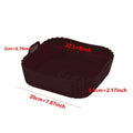 1PC Reusable Airfryer Pan Liner Accessories Silicone Air Fryers Oven Baking Tray Pizza Fried Chicken Airfryer Silicone Basket Zpaxo gjkp-1pc black