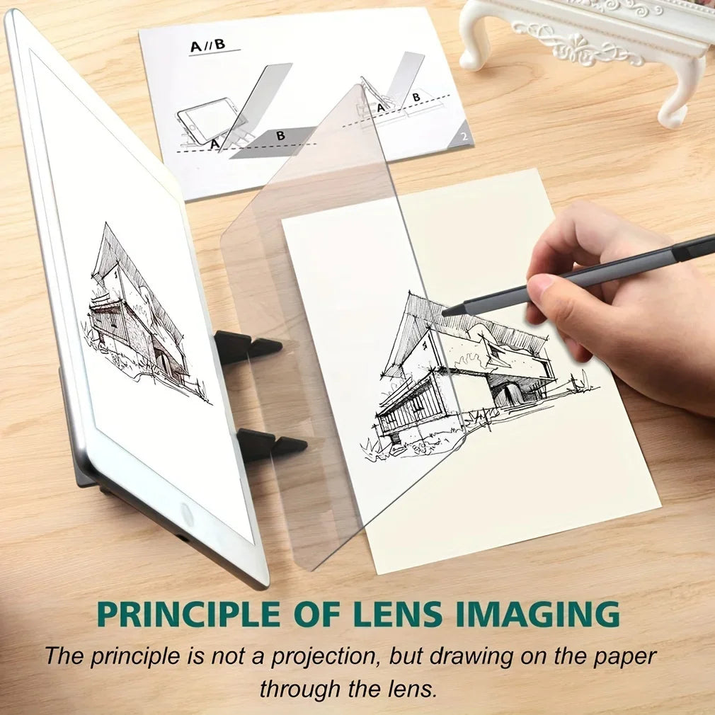 Optical Clear Drawing Board Portable Tracing Image Draw Projector