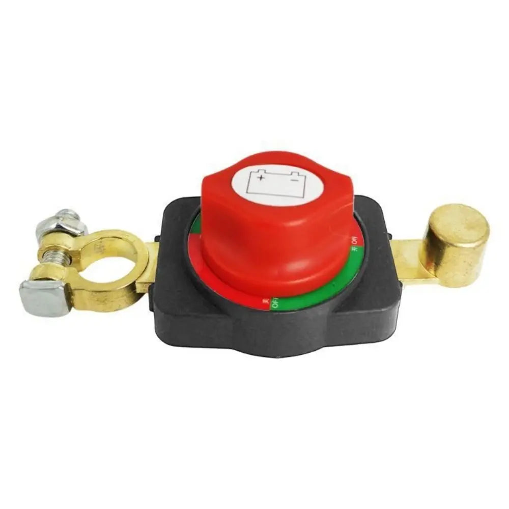 12-24V Car Battery Disconnect Switch Top-Mounted Negative Terminal Battery Cut Off Switch Leakage Protector Anti-Power Off Zpaxo