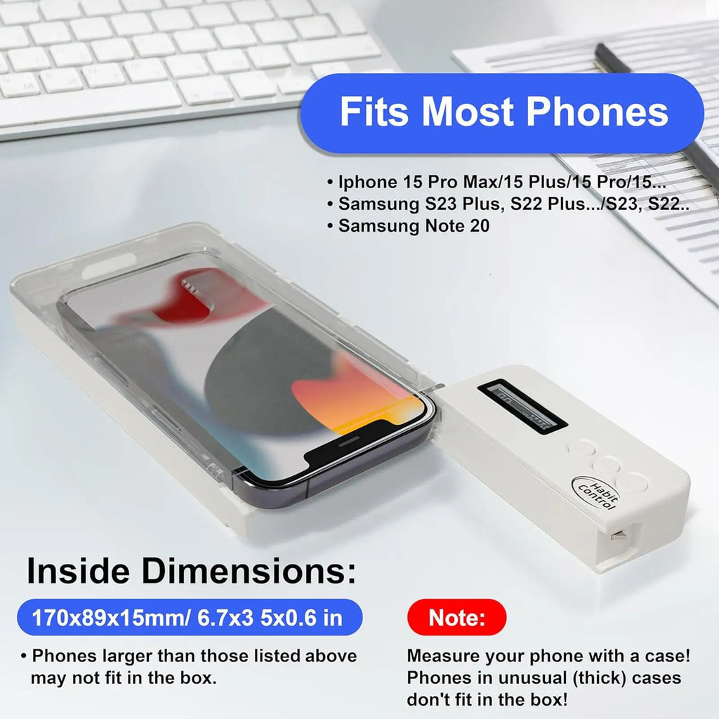 Phone Lock Box Self-control Case Timer Timed Cell Jail Locker