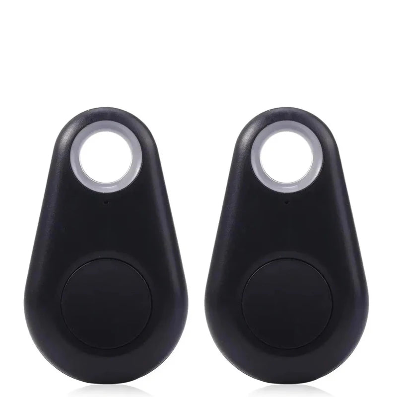 1 Mini GPS Tracker Bidirectional Alarm Keychain Finder Phone Anti Zpaxo 2pcs Black