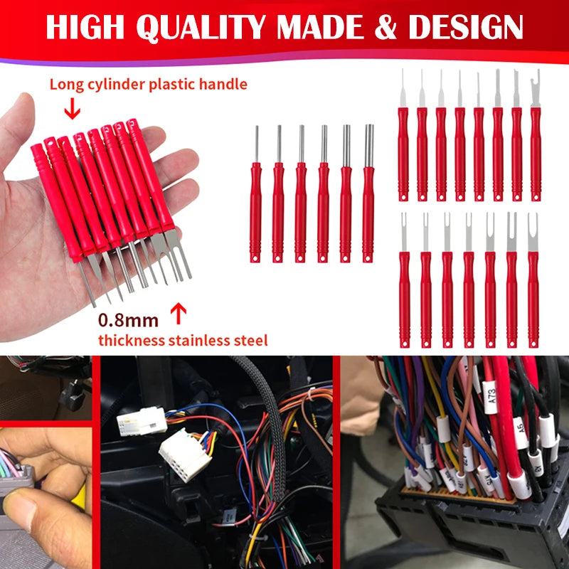 Car Terminal Removal Tool Auto Electrical Wire Pin Extractor Plug Zpaxo