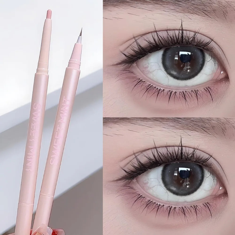Natural Matte Finish Lying Silkworm Pen Waterproof Lasting Eyeshadow Zpaxo 02 Rubber Powder