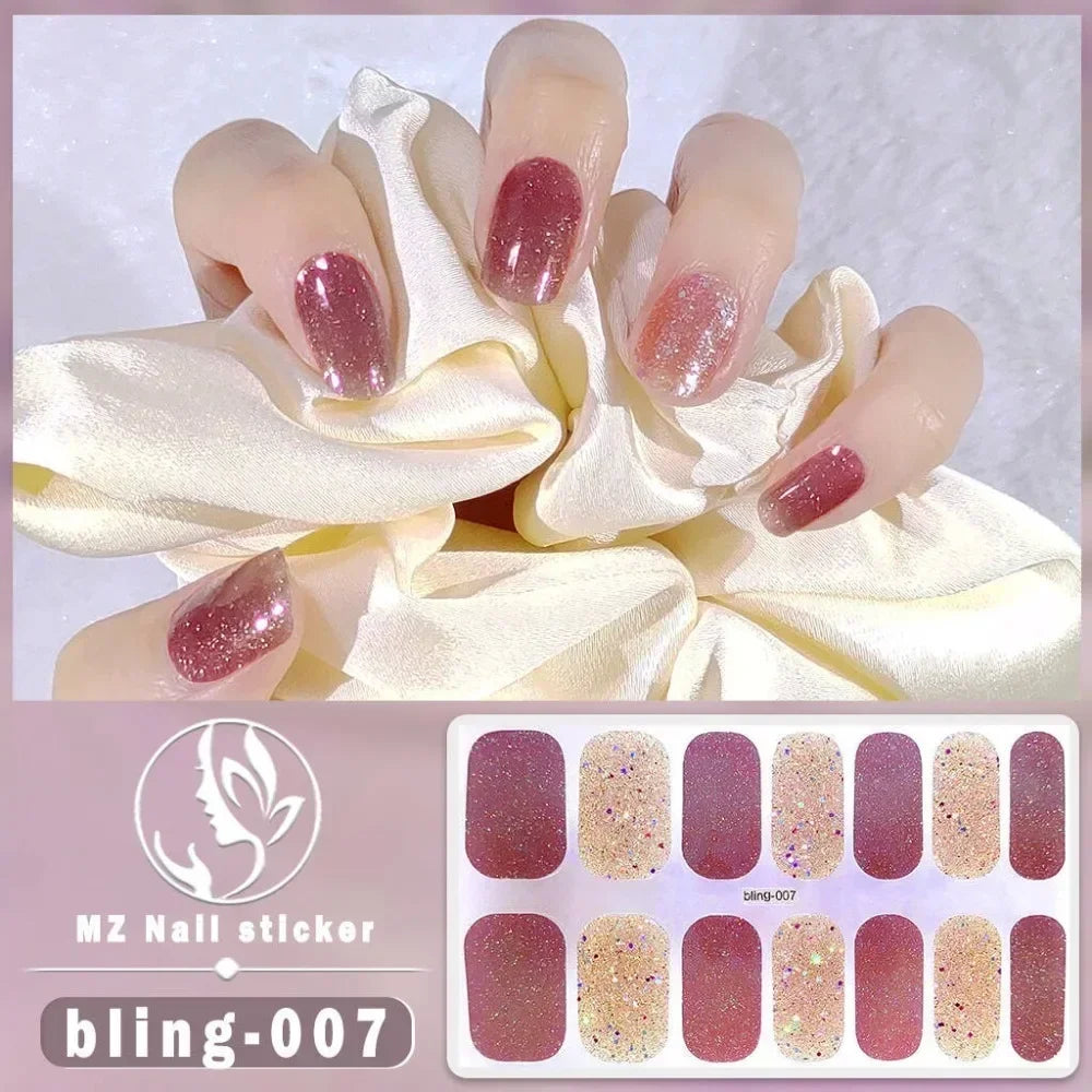 Baking Fashionable Nail Art Stickers Collection Manicure DIY Polish