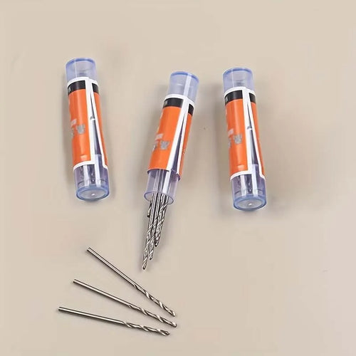 10-Pack 2.5mm HSS Twist Drill Bits – Micro Straight Shank Set Twist Drill Bit Set Zpaxo