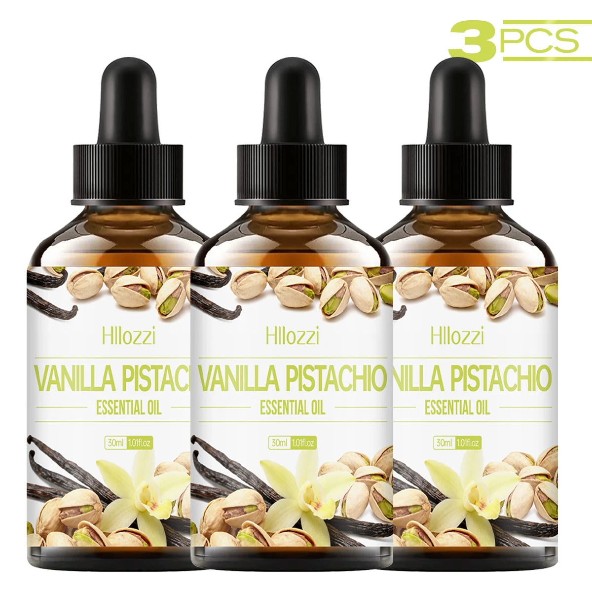 Vanilla Pistachio Essential Oil Has Sweet Aroma Suitable Diffusers Zpaxo Silver 30ml Vanilla Pistachio