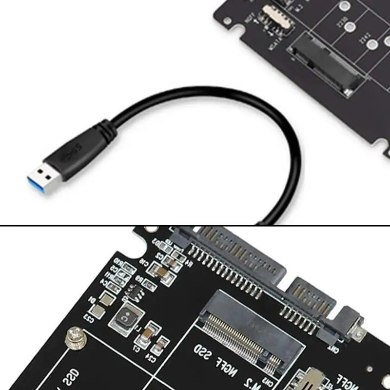 652F Compactly M.2NGFF mSATA SSDs to SATAAdapter m.2NGFF to USB Converter with Plugs and Play Design HassleFree Maintenance Zpaxo