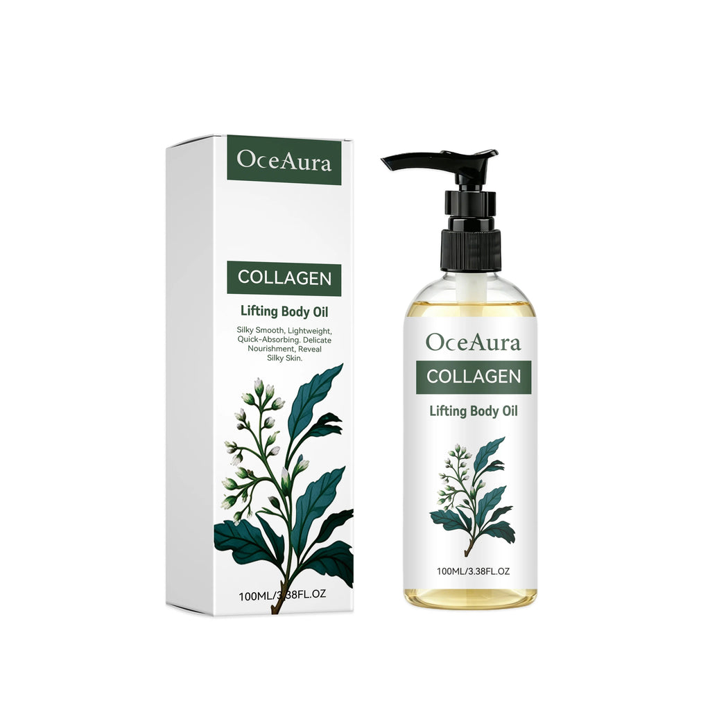 OceAura Collagen Lifting Body Oil – Firming & Hydrating Skin Firming Body Oil Zpaxo 100ml Boxed