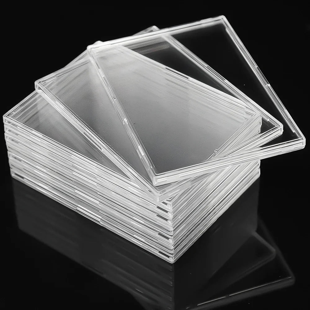 Acrylic Card Cover Idol Photo & Game Card Polaroid Photo Laminated Highly Transparent Hard Brick Displaying Zpaxo