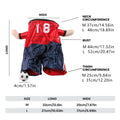 Dog Soccer Jersey Lightweight Breathable Sportswear Shirts Soccer Sportswear For Puppy Kitten Cats Pets Animals Summer Birthday Zpaxo Red M China Mainland