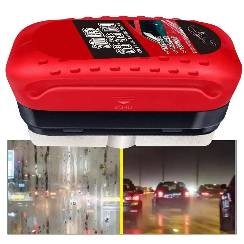 Car Glass Cleaner Oil Film Remover Windshield Window Stain Polishing