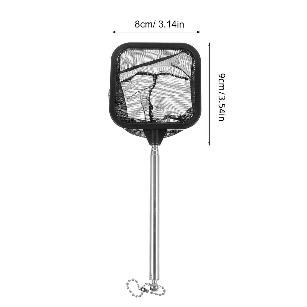 Stainless Steel Fishing Net Adjustable Telescopic Handle Freshwater
