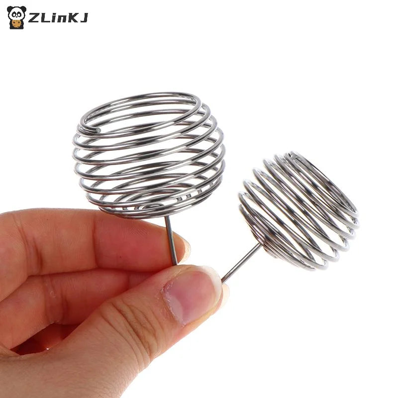 ▶10Pcs Stainless Steel Automatic Fertilizer Box Column Shape Slow Release Plant Fertilizer Baskets Resisting Rust Planting Box Zpaxo