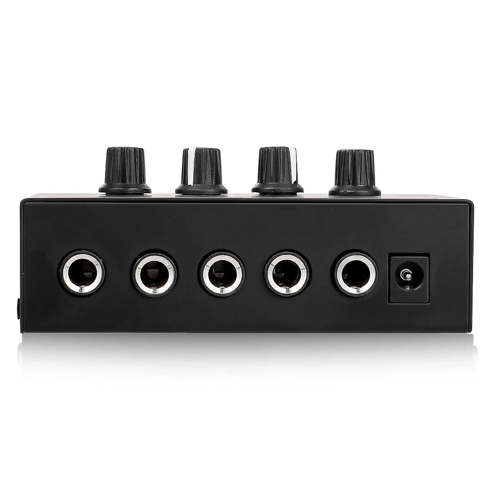 4 Channels Mini Headphone Amplifier HA400 Ultra-compact Stereo Audio