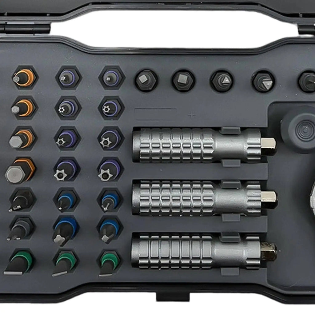 Magnetic Screwdriver Set 39-In-1 Portable Tool With Detachable Handle Computer Tools Repair Set For Electronics Computer Phone Zpaxo