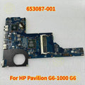 653087-001 HP Pavilion G6-1000 G6 Laptop Motherboard I3-370M CPU 2