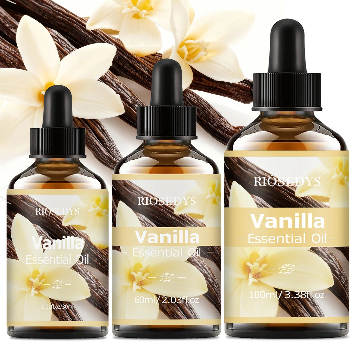 VANILLA ESSENTIAL OIL Moisturizing Nourishing Massage Suitable Zpaxo