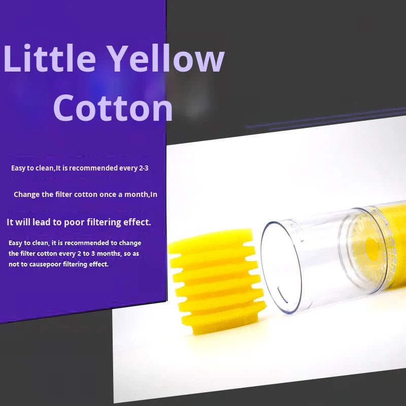 Yellow Biochemical Sponge Replacement Filter Element Built Aquarium