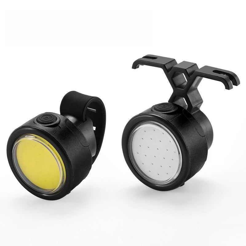 Bicycle Headlights Brake Lights Night Riding Road Bikes Mountain Bikes Adjustable Super Bright Headlights Riding Accessories Zpaxo Mix 2pcs set