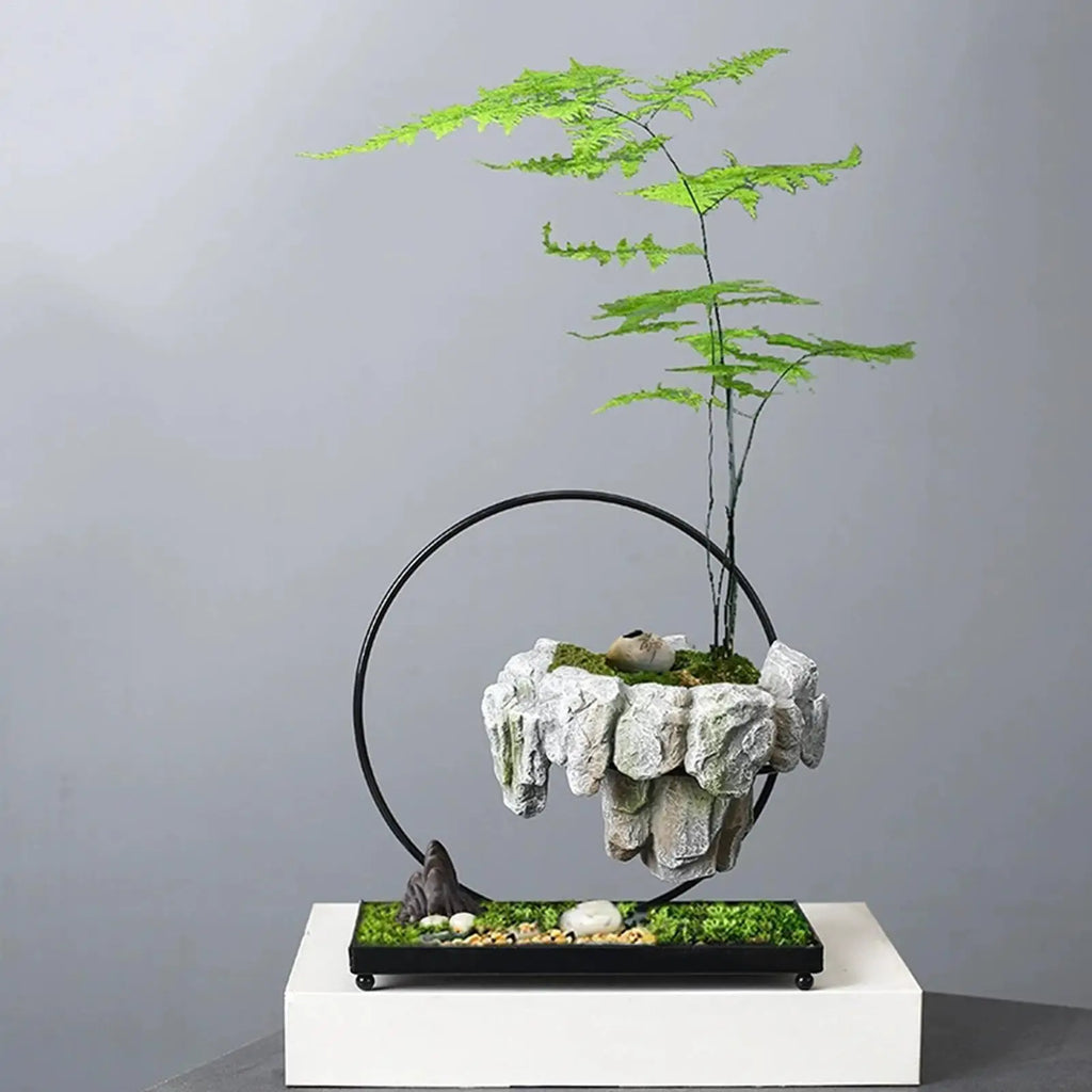 Floating Planter 360 Degree Rotating Levitating Display Rack Magnetic