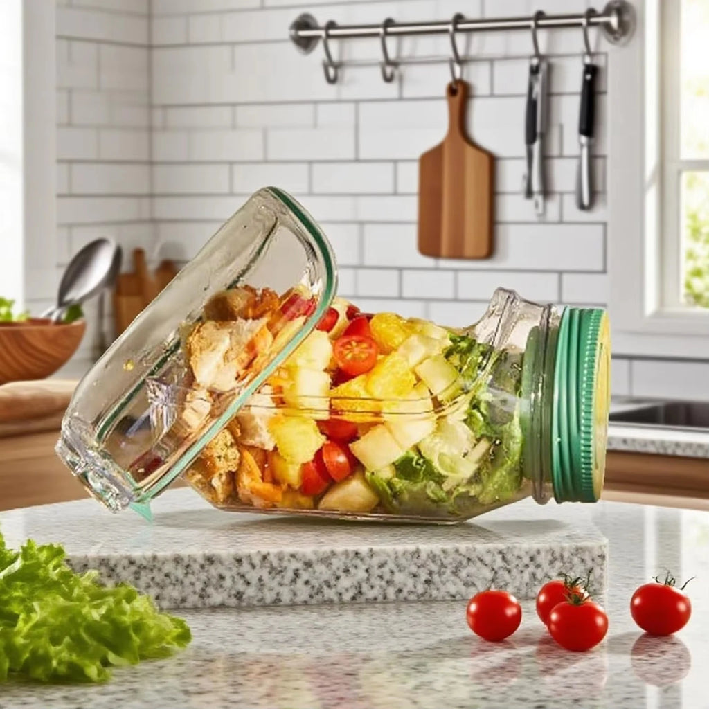 Portable Salad Pod – Leak-Proof Meal Prep Container Meal Prep Container Zpaxo